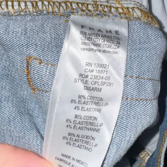 Frame denim, La Palazzo, size 27, NWT, color: Disarm - Picture 9 of 11